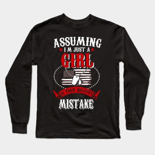 Assuming Girl Long Sleeve T-Shirt